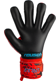 Reusch Attrakt Grip Evolution Finger Support Junior 5372820 3333 black red back